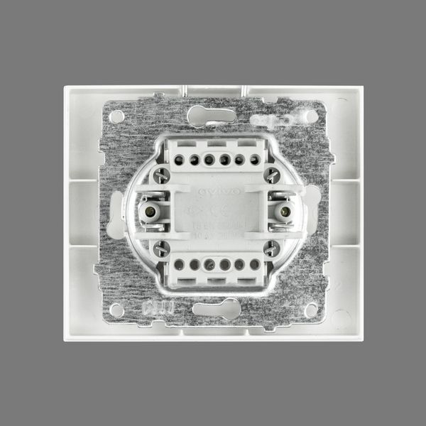 Вимикач 2-клв. Ovivo Electric Grano білий 400-010200-202 фото