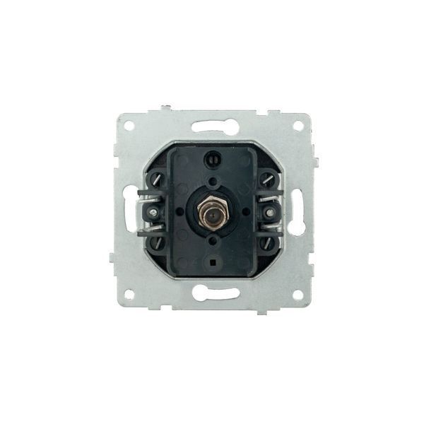 Механізм розетки супутникової Ovivo Electric GRANO (F конектор) титан 600-000312-231 фото