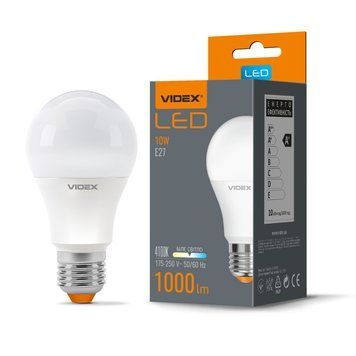 LED лампа VIDEX A60e 10W E27 4100K 23789 фото