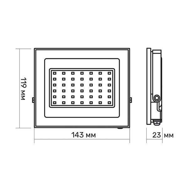 LED прожектор TITANUM TLF306 30W 6000K 23981 фото