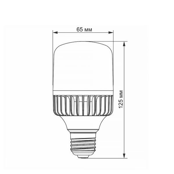 LED лампа VIDEX A65 20W E27 5000K 25086 фото