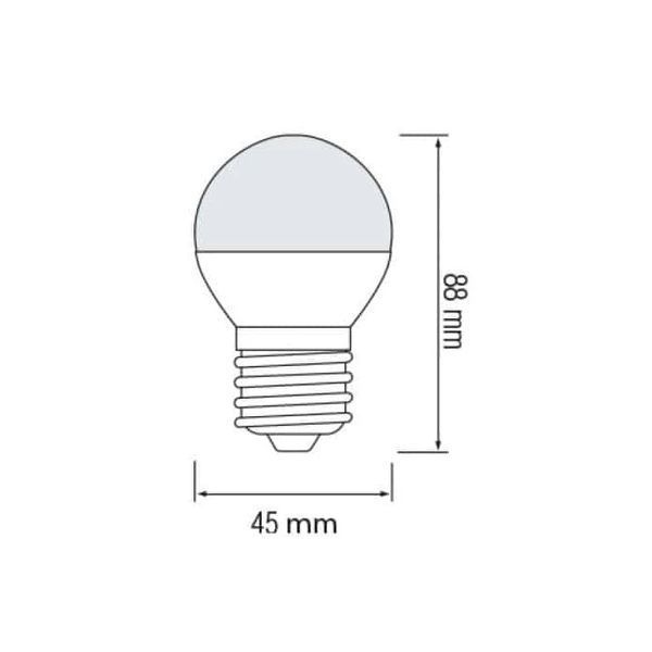 Світлодіодна лампа Horoz Electric ELITE-8 8W Е27 3000K 001-005-0008-050 фото