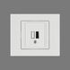 Розетка 1-USB Ovivo Electric GRANO біла 400-010300-245 фото 1