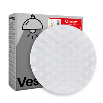 Світильник LED Vestum CELL зоряне небо 20W 325*55мм 4000К 1срібло VS-90051 фото
