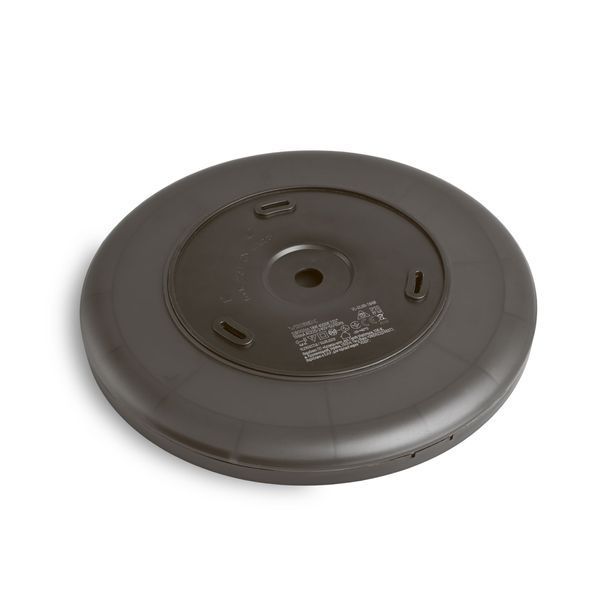 LED світильник з декоративною підсвіткою круглий VIDEX DL3R 18W 4000K Чорний 27576 фото