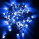 Гірлянда вулична STARLIGHT лінійна синій 100LED IP44 чорний 5м 000057276 фото 1