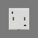 Вимикач 2-клв. Ovivo Electric NIVO білий 402-010000-202 фото 4