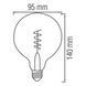 Світлодіодна лампа Horoz Electric FILAMENT RUSTIC GLOBE S-6W E27 2000K 001-072-0006-010 фото 2