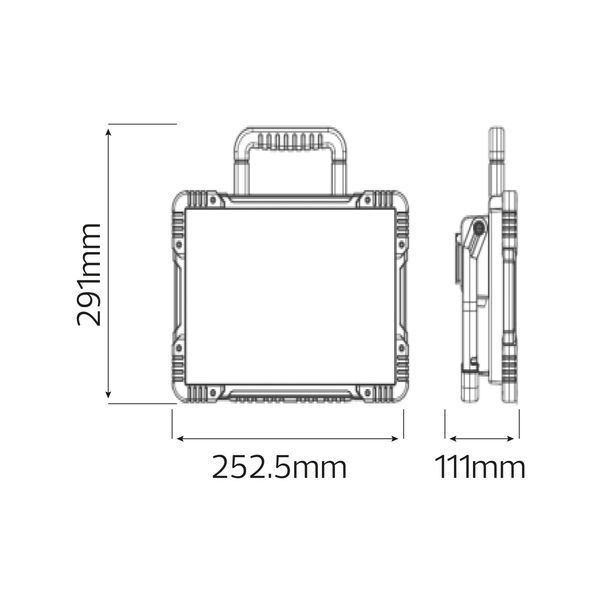 Прожектор світлодіодний Horoz Electric WORKSHOP-30 30W 6400K 068-019-0030-010 фото