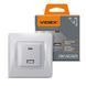 Розетка USB-A + USB-C PD20W срібний шовк VIDEX BINERA 28202 фото 1