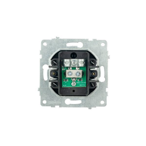 Механізм розетки ТВ прохідної Ovivo Electric GRANO чорний металік 600-000317-224 фото
