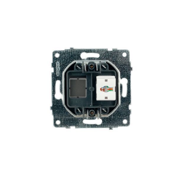 Механізм розетки комп&rsquo;ютерної (CAT6) Ovivo Electric GRANO мока 600-000319-229 фото