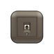Розетка ТФ Ovivo Electric LOFT мока+чорна 404-190308-221 фото 1
