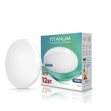 LED світильник настінно-стельовий TITANUM 12W 5000K Матовий 26690 фото