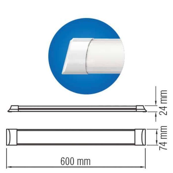 Світлодіодний світильник Horoz Electric TETRA/SQ-27 27W 6400K 052-005-0060-020 фото