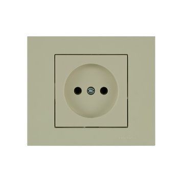 Розетка Ovivo Electric GRANO кремова 400-020300-215 фото