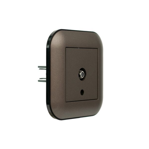 Розетка супутникова Ovivo Electric LOFT (F конектор) мока+чорна 404-190308-231 фото