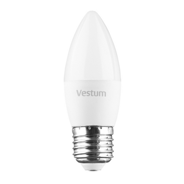Лампа LED Vestum C37 6W 3000K 220V E27 1-VS-1302 фото