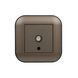 Розетка супутникова Ovivo Electric LOFT (F конектор) мока+чорна 404-190308-231 фото 1