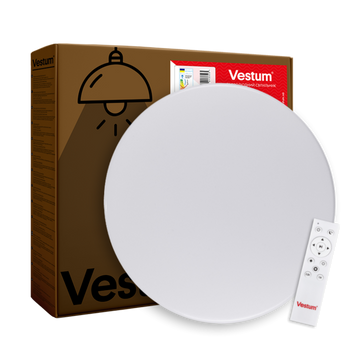 Світильник LED Vestum SIMPLE матовий 80W 480*65мм 3000К-6500К з ДК VS-91045 фото