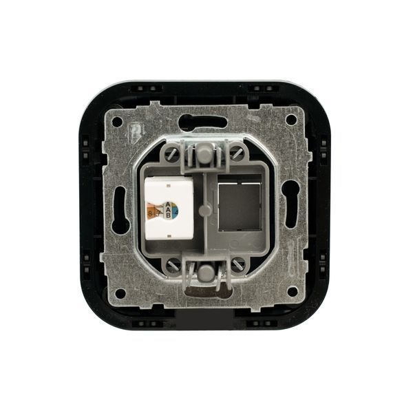 Розетка комп&rsquo;ютерна (CAT6) Ovivo Electric LOFT мока+чорна 404-190308-229 фото