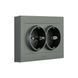 Розетка 2-а. з зазем. Ovivo ElectricGRANO дим 400-110300-907 фото 3