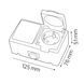 Розетка з заз. з кришкою + вимикач Horoz Electric ATOM 112-100-0003-010 фото 2