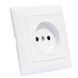 Розетка одинарна Horoz Electric TINA біла 112-005-0008-010 фото 1