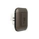 Розетка 1-USB Ovivo Electric LOFT мока+чорна 404-190308-245 фото 3