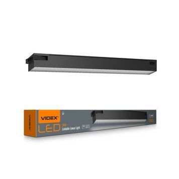LED світильник лінійний магістральний VIDEX BNL02 24W 0.6М 5000K 220V Black 27982 фото