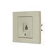 Розетка ТФ Ovivo Electric GRANO кремова 400-020300-221 фото 2