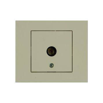 Розетка ТВ кінцева Ovivo Electric GRANO кремова 400-020300-225 фото
