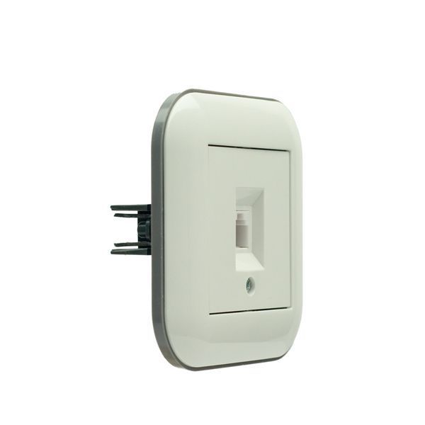 Розетка ТФ Ovivo Electric LOFT біла+сіра 404-010303-221 фото