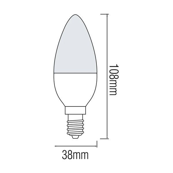 Світлодіодна лампа Horoz Electric ULTRA-8 8W E14 4200K 001-003-0008-030 фото