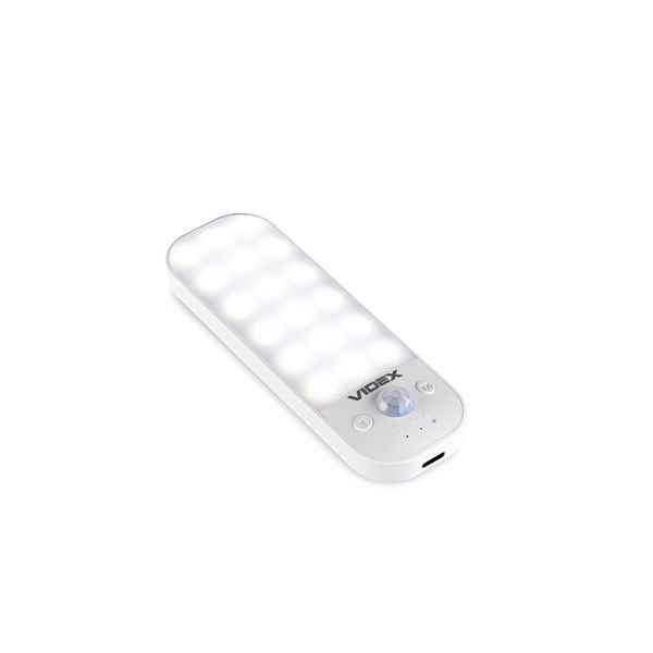 LED Світильник акумуляторний з датчиком руху VIDEX VL-NL014W-S 27897 фото