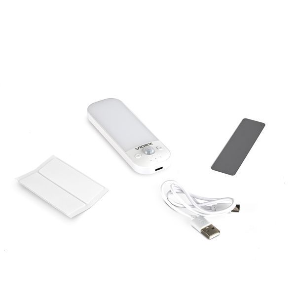 LED Світильник акумуляторний з датчиком руху VIDEX VL-NL014W-S 27897 фото
