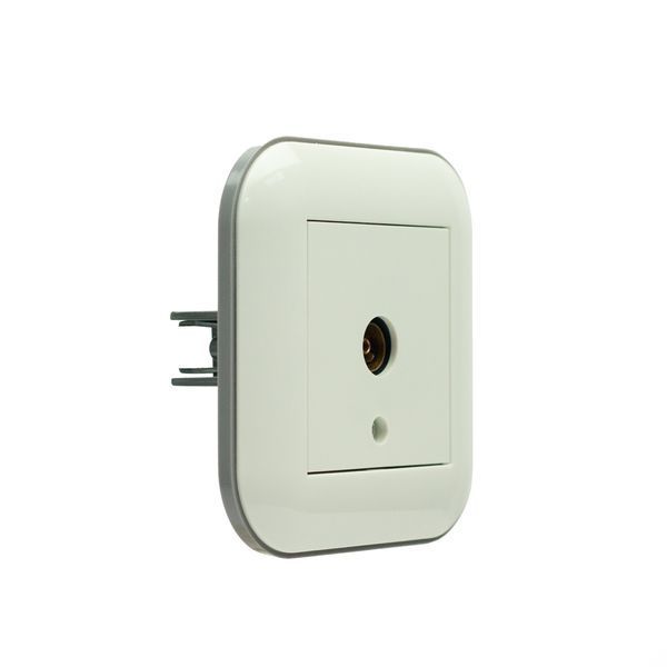 Розетка ТВ кінцева Ovivo Electric LOFT біла+сіра 404-010303-225 фото