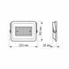 LED прожектор VIDEX F2e 50W 5000K 26331 фото 5