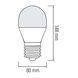 Світлодіодна лампа Horoz Electric PREMIER-18 18W E27 6400K 001-006-0018-010 фото 2