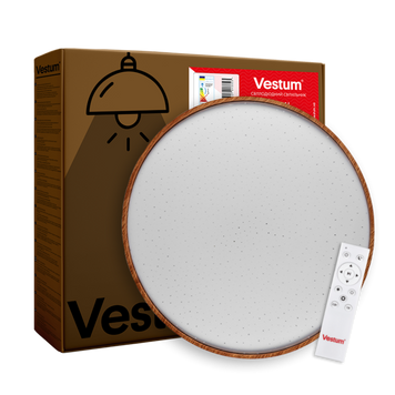 Світильник LED Vestum FOREST зоряне небо 60W 395*65мм 3000К-6500К з ДК тік VS-91061 фото
