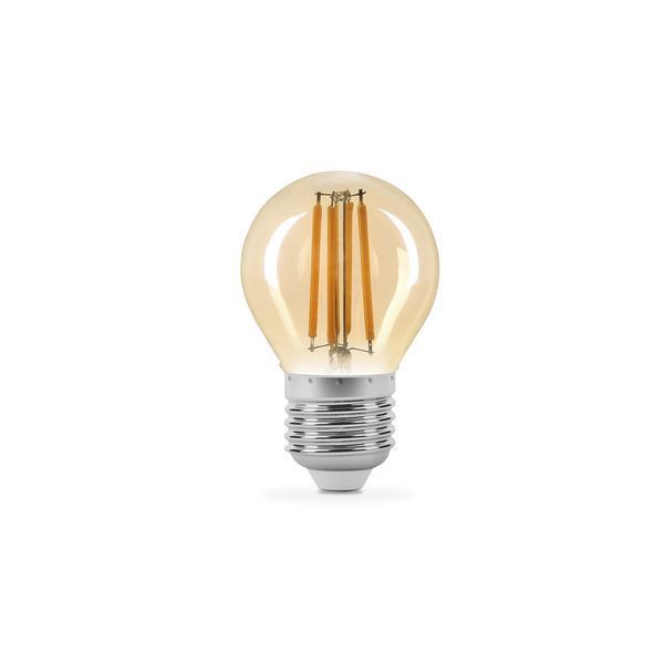 LED лампа TITANUM Filament G45 4W E27 2200K бронза 25526 фото