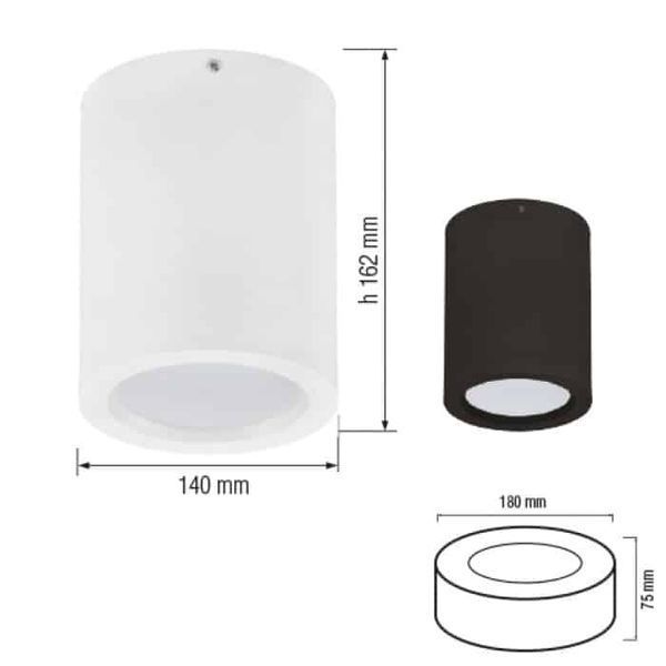Світлодіодний світильник Horoz Electric SANDRA-10/XL 10W 4200K білий 016-043-1010-030 фото