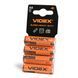 Батарейка сольова Videx R6P/AA 4шт SHRINK CARD 21157 фото 1