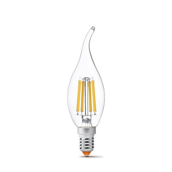LED лампа VIDEX Filament C37Ft 6W E14 4100K 25796 фото