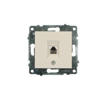Механізм розетки ТФ Ovivo Electric GRANO кремовий 600-000302-221 фото