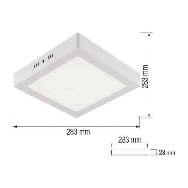 Світлодіодний світильник Horoz Electric ARINA-28 28W 6400K 016-026-0028-011 фото