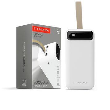 Повербанк TITANUM 741 White 50000mAh 27361 фото