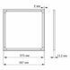 LED панель ART VIDEX 40W 5000K 23985 фото 4