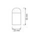 Патрон пластиковий Horoz Electric Е27 білий 094-002-0002-010 фото 2