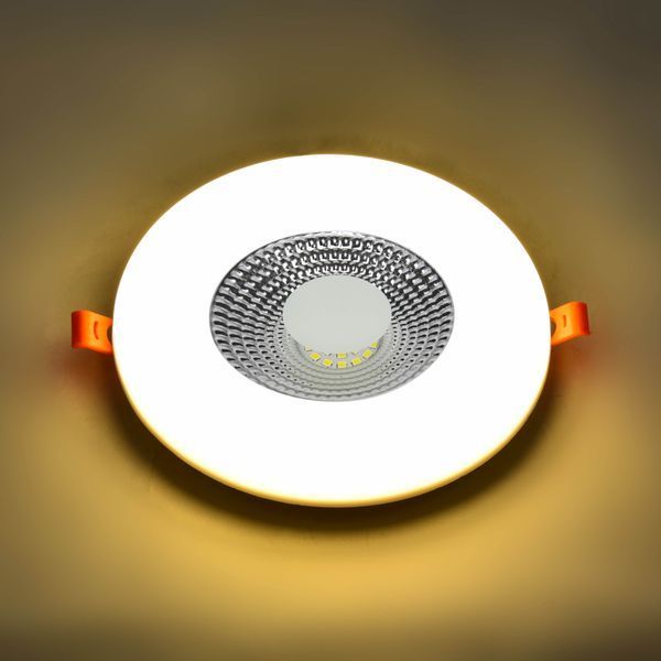 Світлодіодний світильник вбудований Horoz Electric LED VALENTINA-6 6W 3000K-6500K білий 016-063-0006-010 фото